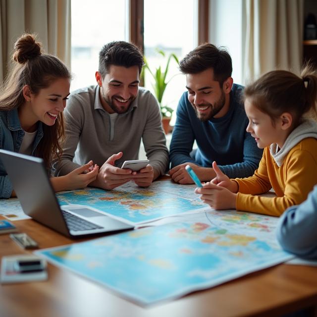 Family planning Canadian vacation with travel advisor